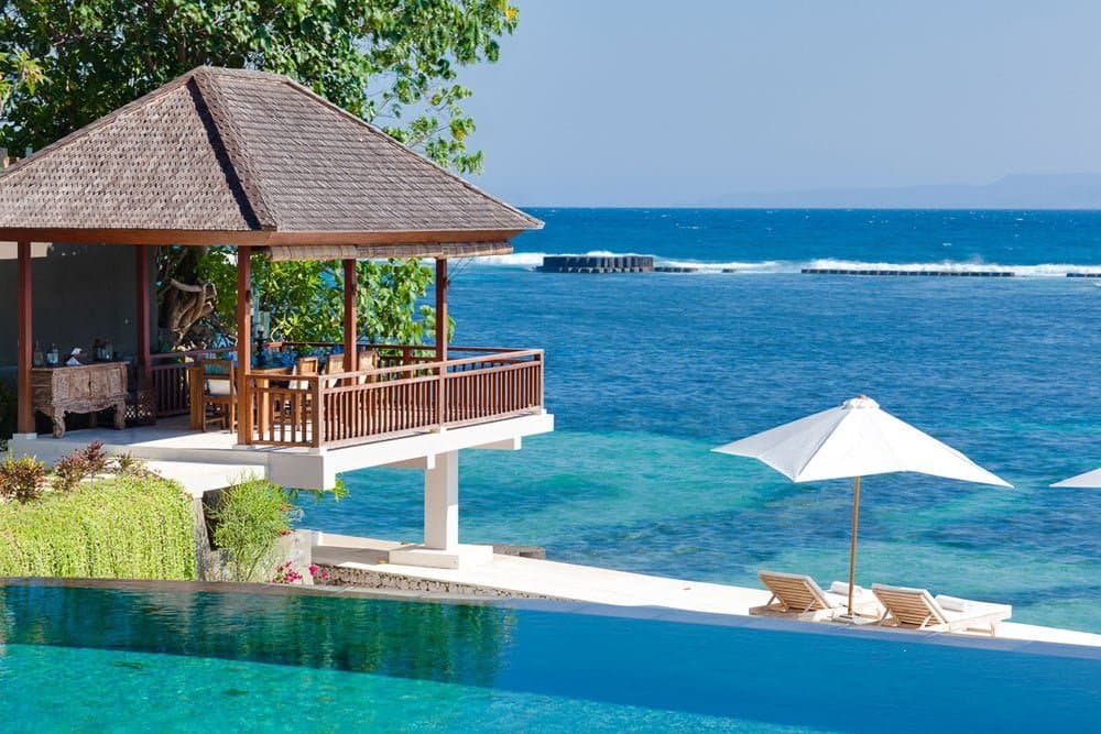 Tirta Nila Beach House — private villa in Candidasa, Bali